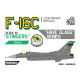 Rise144 Models Rmd004 1/144 F-16c Decals Stingers Ohio Ang Vol2 Have Glass Scheme