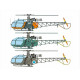 Brengun Brs72024 1/72 Sa 318c Alouette Ii Resin Helicopter Kit