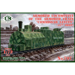 Umt 707 1/72 Armored Locomotive Of The Armored Train Commissar Lestev 45th Odbp