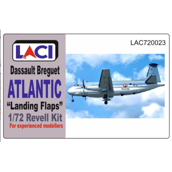 Laci 720023 1/72 Breguet Atlantic Landing Flaps For Revell Resin Kit