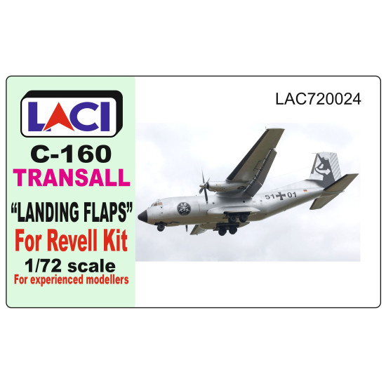 Laci 720024 1/72c-160 C-160 Transall Landing Flaps For Revell Kit