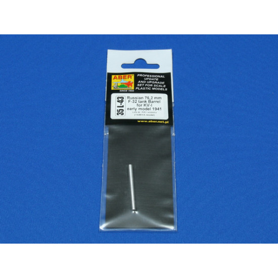 Russian 76,2mm F-32 tank barrel for KV-I early model 1941 1/35 Aber 35-L43