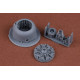 Sbs 72086 1/72 Sbd-2/3 Dauntless Engine And Cowling Set For Flyhawk Kit