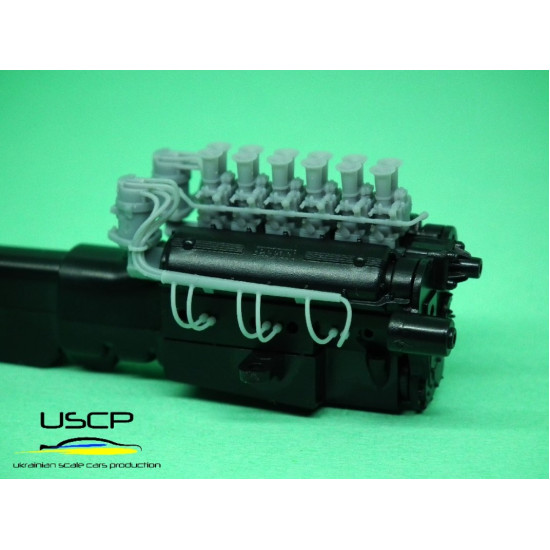 Uscp 24a105 1/24 Ferrari 250 Series Engine Detail Up