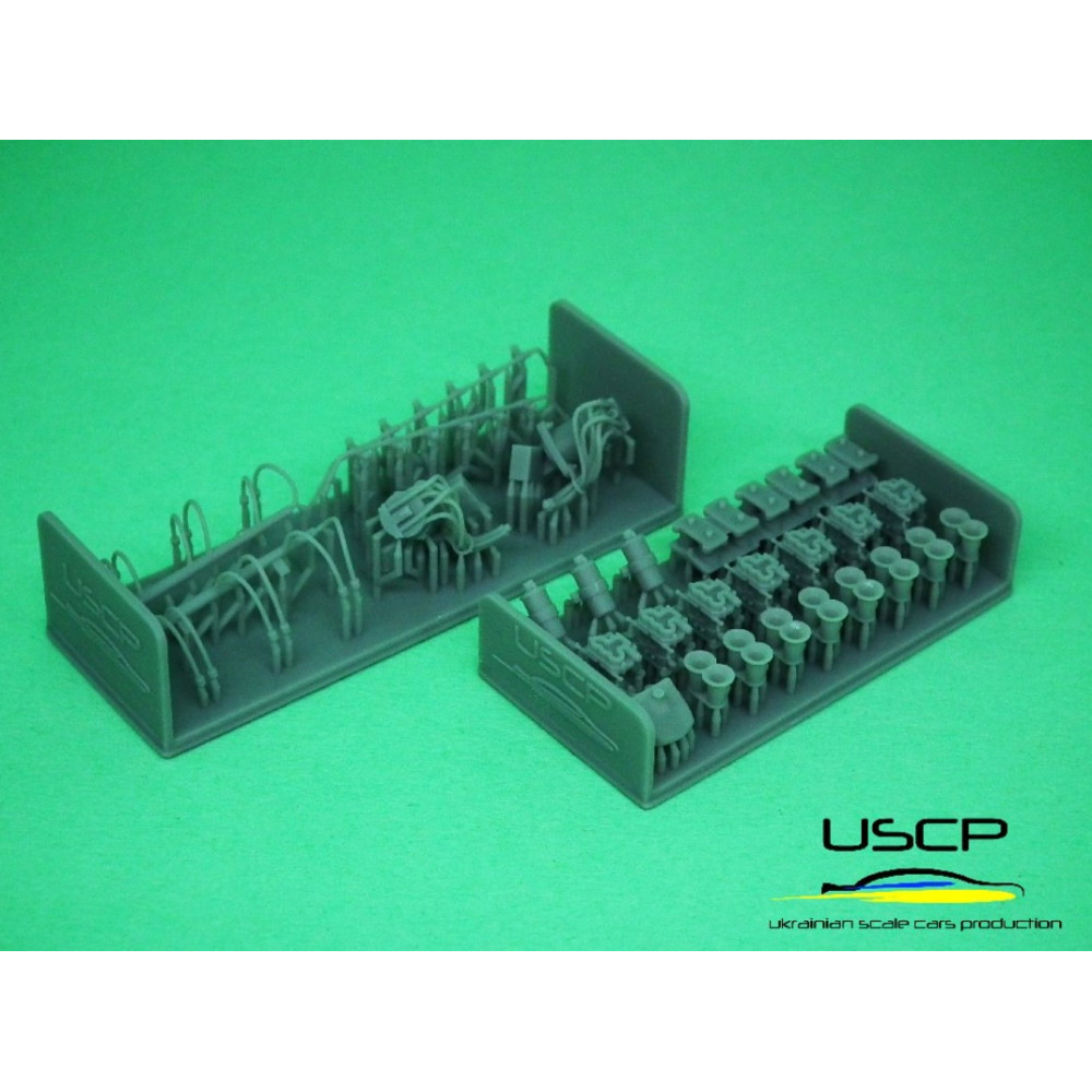 Uscp 24a105 1/24 Ferrari 250 Series Engine Detail Up Model Kit