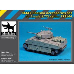 Black Dog T72164 1/72 M4a2 Sherman Accessories Set For Zvezda