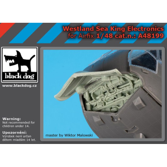 Black Dog A48199 1/48 Westland Sea King Electronic For Airfix