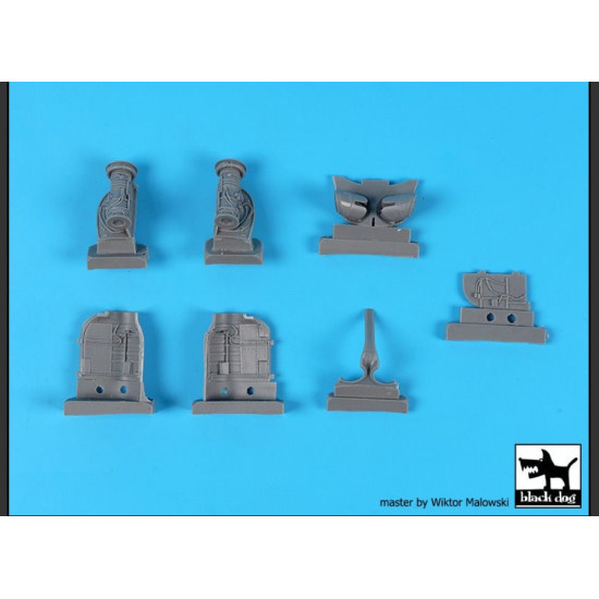 Black Dog A48200 1/48 Westland Sea King Engines For Airfix