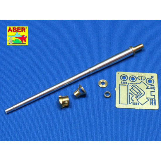 German 75mm barrel for PaK 40 - middle model 1/35 Aber 35-L45 German 75mm barrel for PaK 40 - middle model 1/35 Aber 35-L45