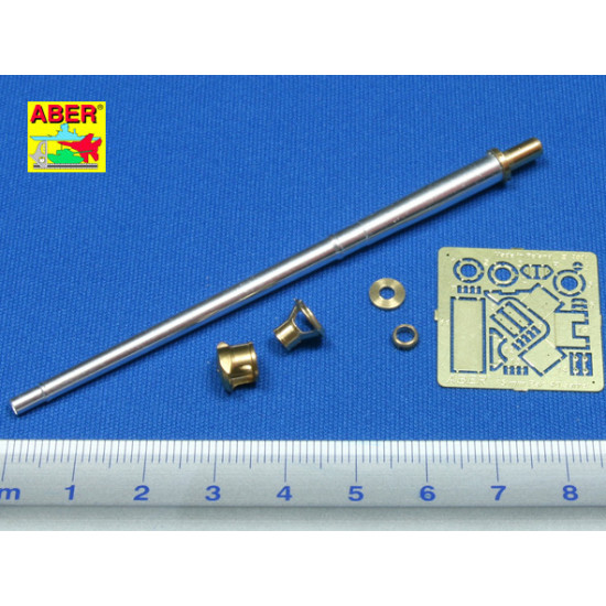 German 75mm barrel for PaK 40 - middle model 1/35 Aber 35-L45 German 75mm barrel for PaK 40 - middle model 1/35 Aber 35-L45