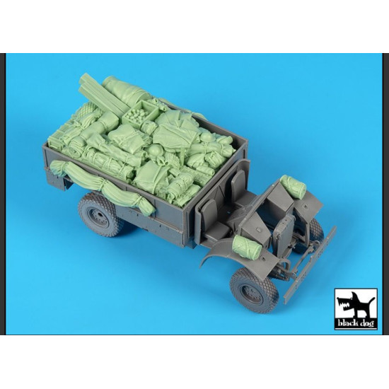 Black Dog T35263 1/35 Lrdg F30 Patrol Truck Accessories Set For Thunder Model