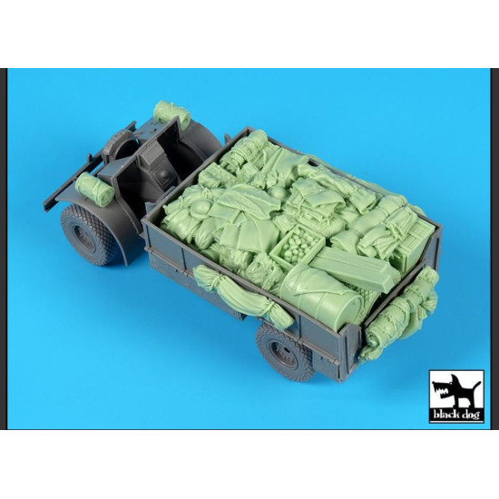 Black Dog T35263 1/35 Lrdg F30 Patrol Truck Accessories Set For Thunder Model