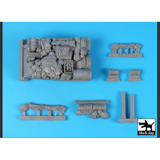 Black Dog T35263 1/35 Lrdg F30 Patrol Truck Accessories Set For Thunder Model