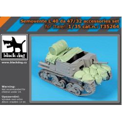 Black Dog T35264 1/35 Semovente L 40 Da 47/32 Accessories Set For Italeri