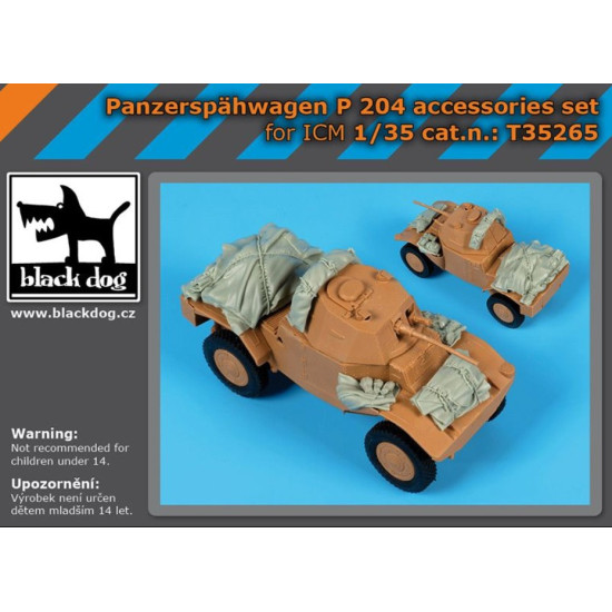 Black Dog T35265 1/35 Panzerspahwagen P204 For Icm