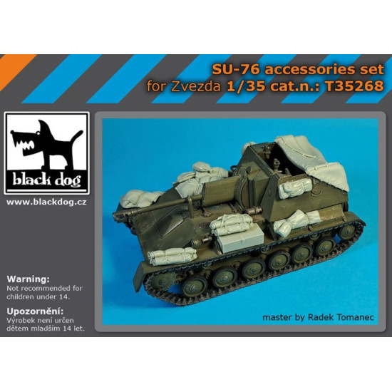 Black Dog T35268 1/35 Su 76 Accessories Set For Zvezda