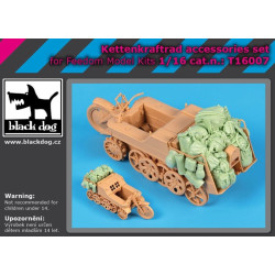 Black Dog T16007 1/16 Kettenkraftrad Accessories Set For Feedom Model Kits