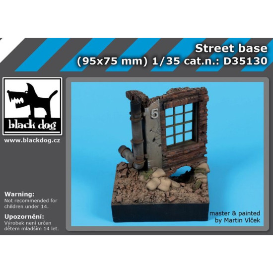 Black Dog D35130 1/35 Street Base 95/75 Mm