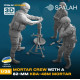 Spalah 10935 1/35 A Set Of Models And Figures Ukrainian Mortar Crew With A 82 Mm Kba 48m Mortar