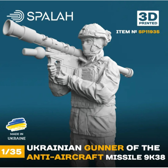 Spalah 11935 1/35 Figure Ukrainian Anti Aircraft Gunner Of The Anti Aircraft Missile System 9k38 1pcs