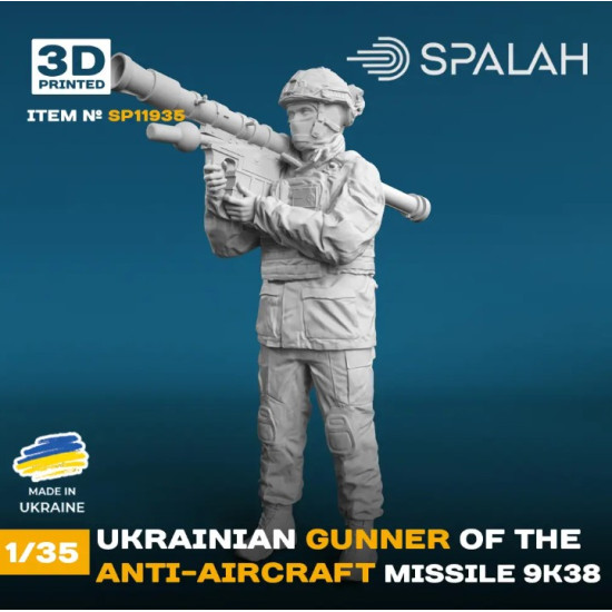 Spalah 11935 1/35 Figure Ukrainian Anti Aircraft Gunner Of The Anti Aircraft Missile System 9k38 1pcs