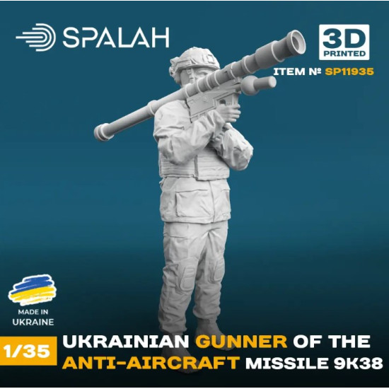 Spalah 11935 1/35 Figure Ukrainian Anti Aircraft Gunner Of The Anti Aircraft Missile System 9k38 1pcs