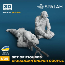 Spalah 12035 1/35 Set Of Figures Ukrainian Sniper Couple