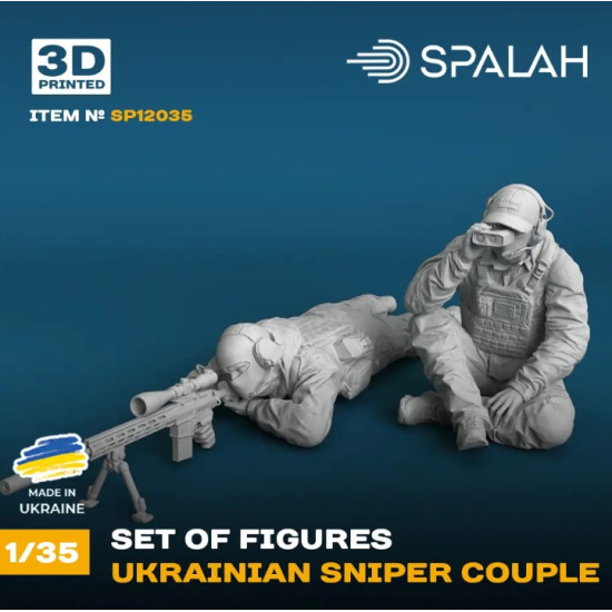 Spalah 12035 1/35 Set Of Figures Ukrainian Sniper Couple