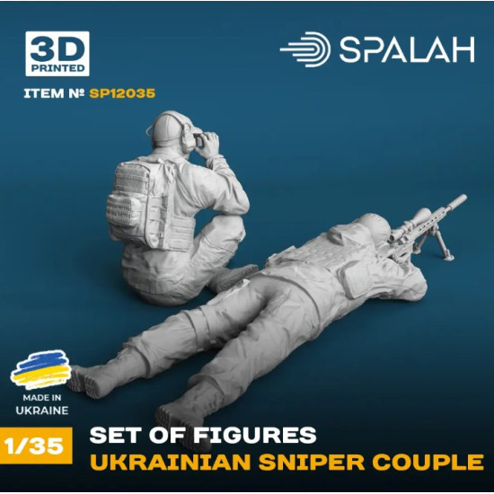 Spalah 12035 1/35 Set Of Figures Ukrainian Sniper Couple