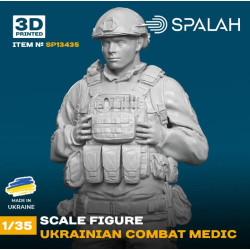 Spalah 13435 1/35 Figure Ukrainian Sniper Fire Adjuster 1pcs Figure Ukrainian Combat Medic 1pcs