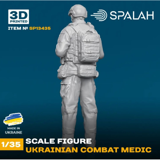 Spalah 13435 1/35 Figure Ukrainian Sniper Fire Adjuster 1pcs Figure Ukrainian Combat Medic 1pcs