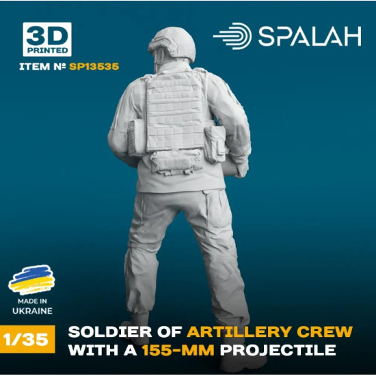 Spalah 13535 1/35 Figure Charger With A 155 Mm Projectile Of M777 Howitzer 1pcs