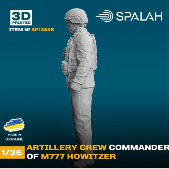 Spalah 13835 1/35 Figure Artillery Crew Commander Of M777 Howitzer 1pcs