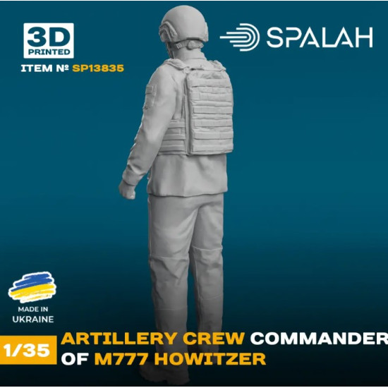 Spalah 13835 1/35 Figure Artillery Crew Commander Of M777 Howitzer 1pcs