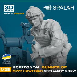 Spalah 13935 1/35 Figure Horizontal Gunner Of M777 Howitzer 1pcs