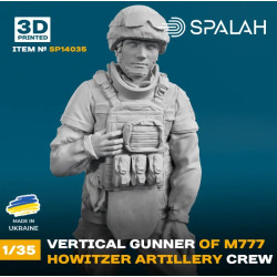 Spalah 14035 1/35 Figure Vertical Gunner Of M777 Howitzer 1pcs