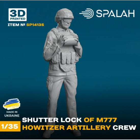 Spalah 14135 1/35 Figure Shutter Lock Of M777 Howitzer 1pcs