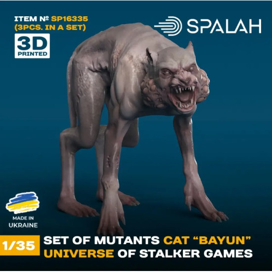 Spalah 16335 1/35 Set Of Mutants Cat Bayun Universe Of Stalker Games 3psc