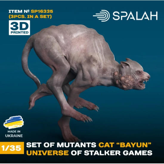 Spalah 16335 1/35 Set Of Mutants Cat Bayun Universe Of Stalker Games 3psc