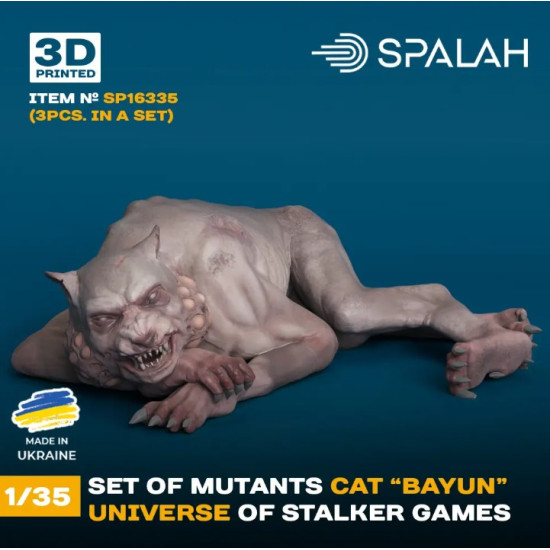 Spalah 16335 1/35 Set Of Mutants Cat Bayun Universe Of Stalker Games 3psc