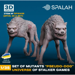 Spalah 16435 1/35 Set Of Mutants Pseudo Dog Universe Of Stalker Games 2psc