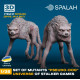 Spalah 16435 1/35 Set Of Mutants Pseudo Dog Universe Of Stalker Games 2psc