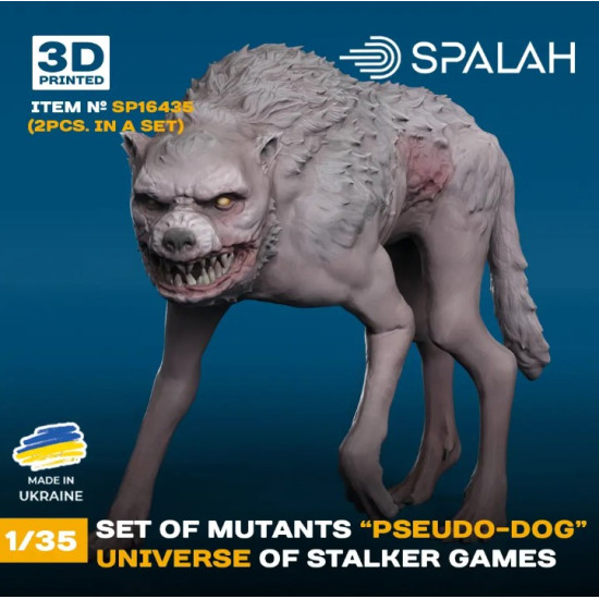 Spalah 16435 1/35 Set Of Mutants Pseudo Dog Universe Of Stalker Games 2psc