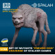 Spalah 16435 1/35 Set Of Mutants Pseudo Dog Universe Of Stalker Games 2psc