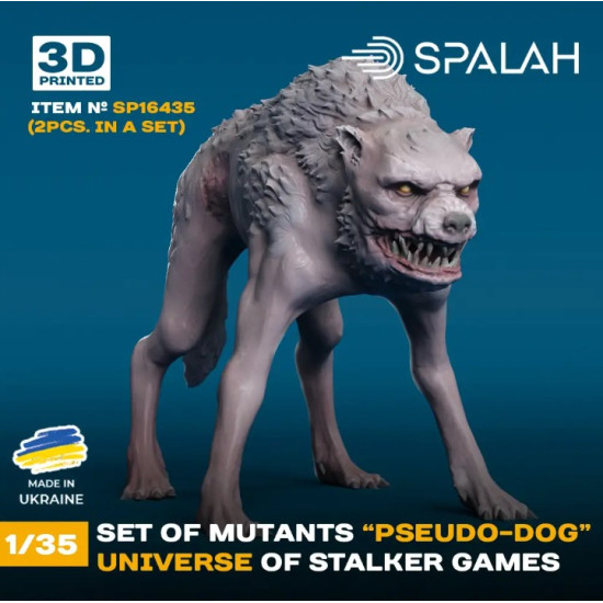 Spalah 16435 1/35 Set Of Mutants Pseudo Dog Universe Of Stalker Games 2psc