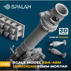 Spalah 10035 1/35 Scale Model Ukrainian Mortar Caliber 82 Mm Kba 48m 1pcs