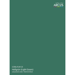 Arcus A290 Acrylic Paint Rlm 25 Hellgrun Light Green Saturated Color 10ml