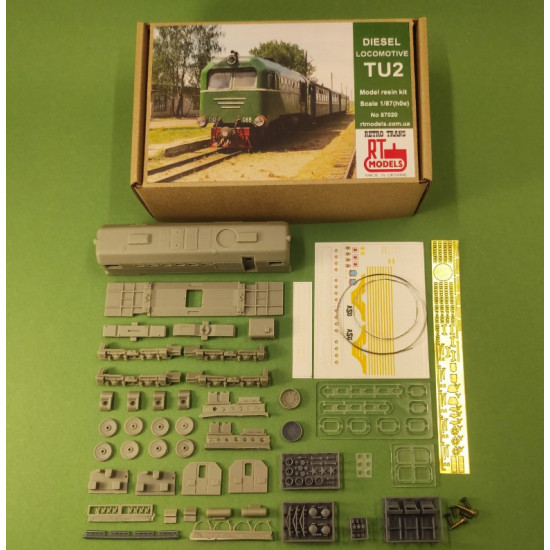 Rt Models 87020 1/87 Diesel Locomotive Tu2 H0e Retro Trans