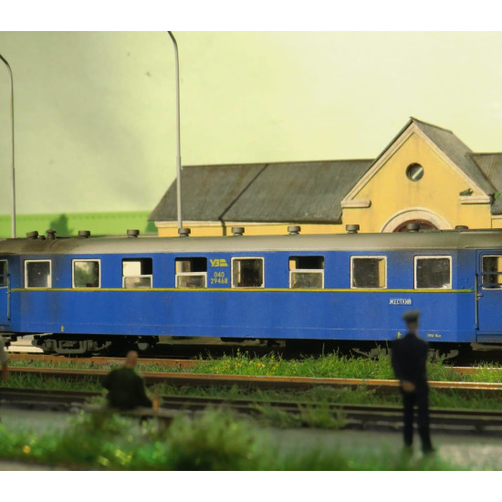 Rt Models 87021 1/87 Passenger Coach Pafawag 3aw H0e Retro Trans