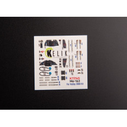 Kelik K72145 1/72 Me 163 B/S Komet Interior 3d Decals For Hobby 2000 Academy Kit